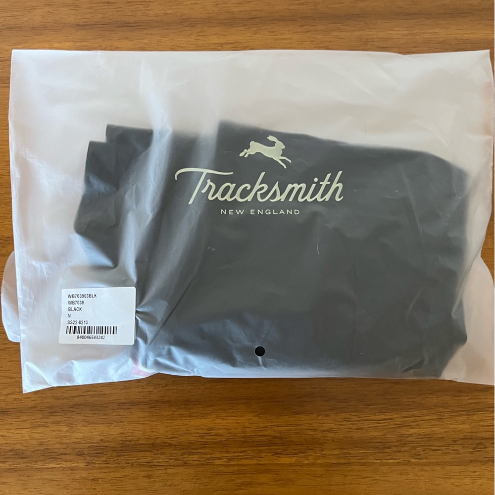 - Tracksmith Allston Black tights, size medium